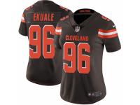 Daniel Ekuale Women's Cleveland Browns Nike Team Color Vapor Untouchable Jersey - Limited Brown