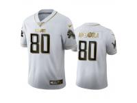 Danny Amendola Lions White 100th Season Golden Edition Jersey