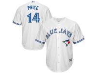 David Price Toronto Blue Jays Majestic Official Cool Base Player Jersey - White