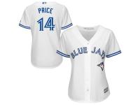David Price Toronto Blue Jays Majestic Women's Official Cool Base Player Jersey - White