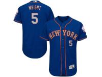David Wright New York Mets Majestic Flexbase Authentic Collection Player Jersey 1 - Royal