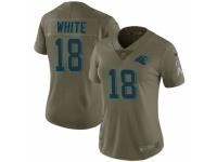 DeAndrew White Women's Carolina Panthers Nike Green 2017 Salute to Service Jersey - Limited White