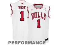 Derrick Rose Chicago Bulls adidas Replica Home Jersey - White
