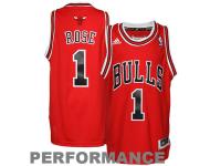 Derrick Rose Chicago Bulls adidas Youth Swingman Away Jersey - Red