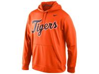 Detroit Tigers Nike Men KO Wordmark Perfomance Hoodie - Orange