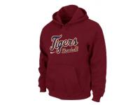 Detroit Tigers Pullover Hoodie Red