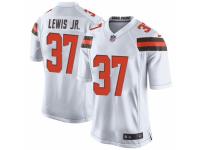 Donnie Lewis Jr. Men's Cleveland Browns Nike Jersey - Game White