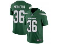 Doug Middleton Limited Green Home Men's Jersey - Football New York Jets #36 Vapor Untouchable