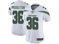 Doug Middleton Limited White Road Women's Jersey - Football New York Jets #36 Vapor Untouchable