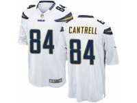 Dylan Cantrell Men's Los Angeles Chargers Nike Jersey - Game White