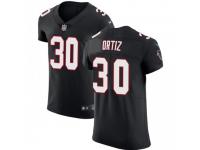 Elite Men's Ricky Ortiz Atlanta Falcons Nike Alternate Jersey - Black