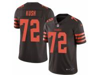 Eric Kush Men's Cleveland Browns Nike Color Rush Jersey - Limited Brown