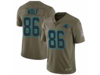 Ethan Wolf Youth Carolina Panthers Nike 2017 Salute to Service Jersey - Limited Green
