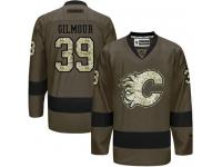Flames #39 Doug Gilmour Green Salute to Service Stitched NHL Jersey