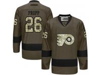 Flyers #26 Brian Propp Green Salute to Service Stitched NHL Jersey