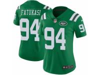 Folorunso Fatukasi Women's New York Jets Nike Color Rush Jersey - Limited Green