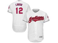 Francisco Lindor Cleveland Indians Majestic Flexbase Authentic Collection Player Jersey - White