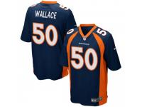 Game Men's Aaron Wallace Denver Broncos Nike Alternate Jersey - Navy Blue