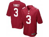 Game Men's Alex Tanney New York Giants Nike Alternate Jersey - Red