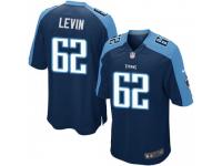 Game Men's Corey Levin Tennessee Titans Nike Alternate Jersey - Navy Blue