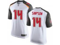 Game Men's Cortrelle Simpson Tampa Bay Buccaneers Nike Jersey - White