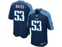 Game Men's Daren Bates Tennessee Titans Nike Alternate Jersey - Navy Blue