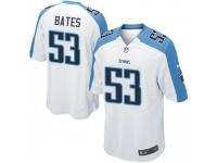 Game Men's Daren Bates Tennessee Titans Nike Jersey - White