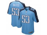 Game Men's Daren Bates Tennessee Titans Nike Team Color Jersey - Light Blue