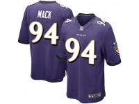 Game Men's Daylon Mack Baltimore Ravens Nike Team Color Jersey - Purple