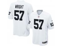 Game Men's Gabe Wright Oakland Raiders Nike Jersey - White