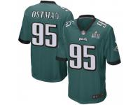Game Men's Joe Ostman Philadelphia Eagles Nike Team Color Super Bowl LII Jersey - Green