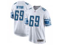 Game Men's Jonathan Wynn Detroit Lions Nike Jersey - White