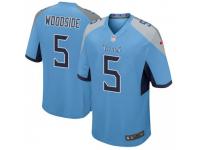Game Men's Logan Woodside Tennessee Titans Nike Jersey - Light Blue