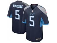 Game Men's Logan Woodside Tennessee Titans Nike Jersey - Navy