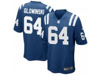 Game Men's Mark Glowinski Indianapolis Colts Nike Team Color Jersey - Royal Blue