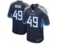 Game Men's Parker Hesse Tennessee Titans Nike Jersey - Navy