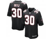 Game Men's Ricky Ortiz Atlanta Falcons Nike Alternate Jersey - Black