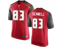 Game Men's Spencer Schnell Tampa Bay Buccaneers Nike Team Color Jersey - Red