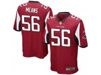 Game Men's Steven Means Atlanta Falcons Nike Team Color Jersey - Red