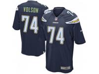 Game Men's Tanner Volson Los Angeles Chargers Nike Team Color Jersey - Navy