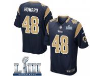 Game Men's Travin Howard Los Angeles Rams Nike Team Color Super Bowl LIII Bound Jersey - Navy