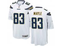 Game Men's Vince Mayle Los Angeles Chargers Nike Jersey - White