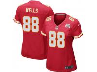 Game Women's David Wells Kansas City Chiefs Nike Team Color Jersey - Red