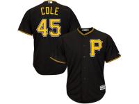 Gerrit Cole Pittsburgh Pirates Majestic Official Cool Base Player Jersey - Black