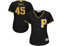 Gerrit Cole Pittsburgh Pirates Majestic Women's Cool Base Player Jersey - Black