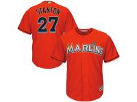 Giancarlo Stanton Miami Marlins Majestic 2015 Cool Base Player Jersey - Orange