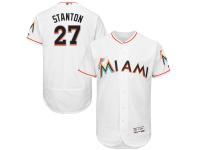 Giancarlo Stanton Miami Marlins Majestic Flexbase Authentic Collection Player Jersey - White