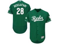 Green Celtic Anthony DeSclafani Men #28 Majestic MLB Cincinnati Reds Flexbase Collection Jersey