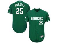 Green Celtic Archie Bradley Men #25 Majestic MLB Arizona Diamondbacks Flexbase Collection Jersey