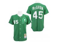 Green Throwback Tug McGraw Men #45 Mitchell And Ness MLB Philadelphia Phillies Jersey